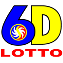 The official 6D Lotto logo of the PCSO